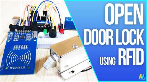 open electric door lock using rfid reader security access|open rfid lock without key.